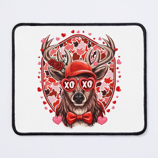 Item preview, Deer Valentine , Hunting Camo, Funny Valentine, Be mine, Cupid Love designed and sold by vintagearttee.