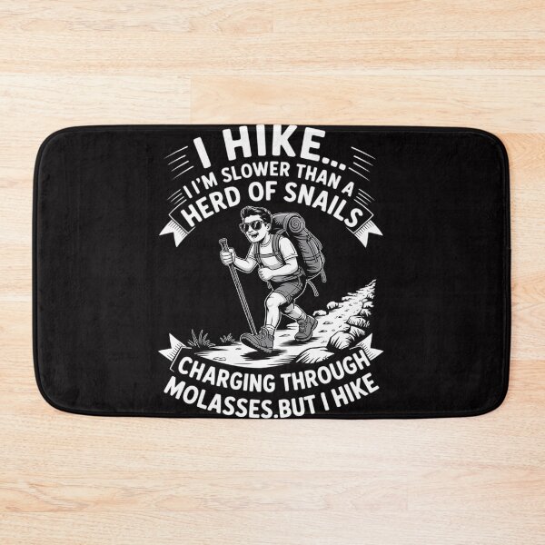 Item preview, I Hike - Mountain Hiker Hiking Lover Climber Backpacking designed and sold by berniceschm.