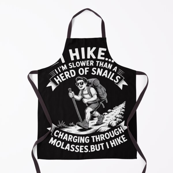 Item preview, I Hike - Mountain Hiker Hiking Lover Climber Backpacking designed and sold by berniceschm.