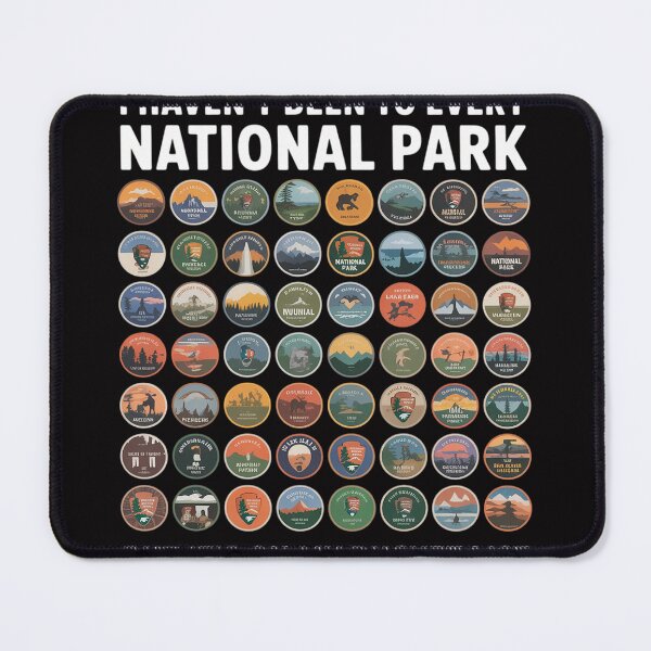 Item preview, I Haven't Been To Every National Park Checklist designed and sold by berniceschm.