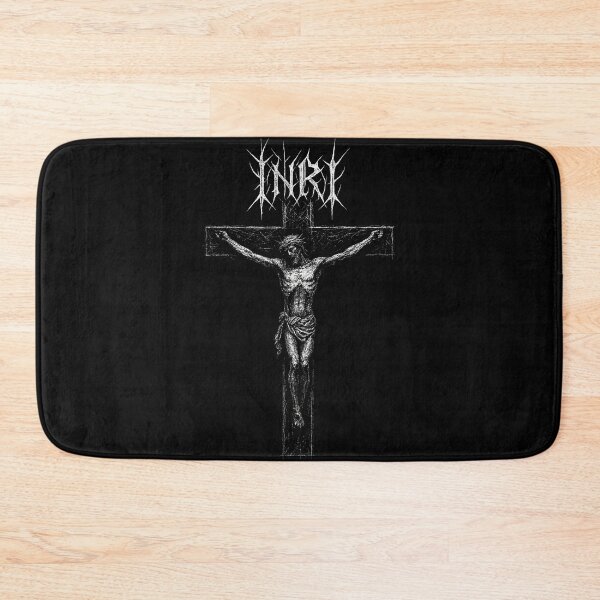 Item preview, INRI Crucifix – Dark Religious Black Metal Art designed and sold by Mortisigil.