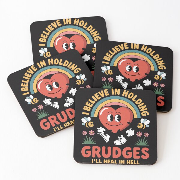 Item preview, I Believe In Holding Grudges I'll Heal In Hell Rainbow Heart designed and sold by berniceschm.