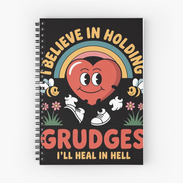 Item preview, I Believe In Holding Grudges I'll Heal In Hell Rainbow Heart designed and sold by berniceschm.