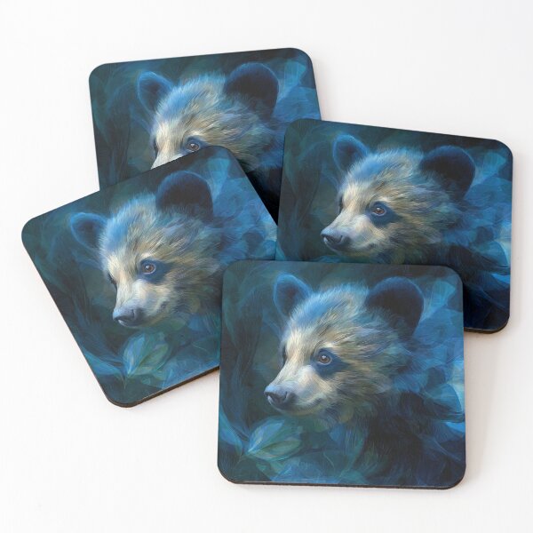 Item preview, Bear Cub in a Blue Forest designed and sold by Savannah Gibbs.