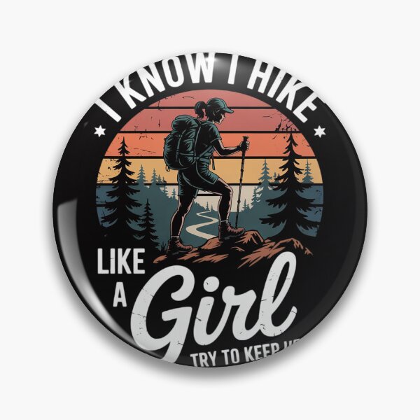 Item preview, Hiking Art For Girls Women Mountaineer Hiking Lover designed and sold by berniceschm.