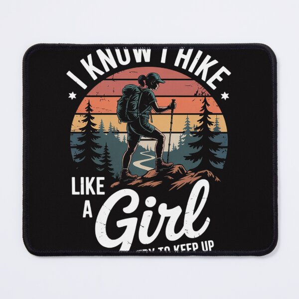 Item preview, Hiking Art For Girls Women Mountaineer Hiking Lover designed and sold by berniceschm.