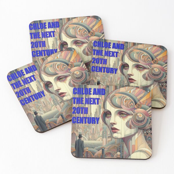 Item preview, Chloe and the Next 20th Century – Art Deco Surreal Portrait designed and sold by DiamondSkyShirt.