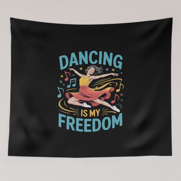 Item preview, Dancing Is My Freedom, Dancer Present, Dance Lover designed and sold by imsamaharem.
