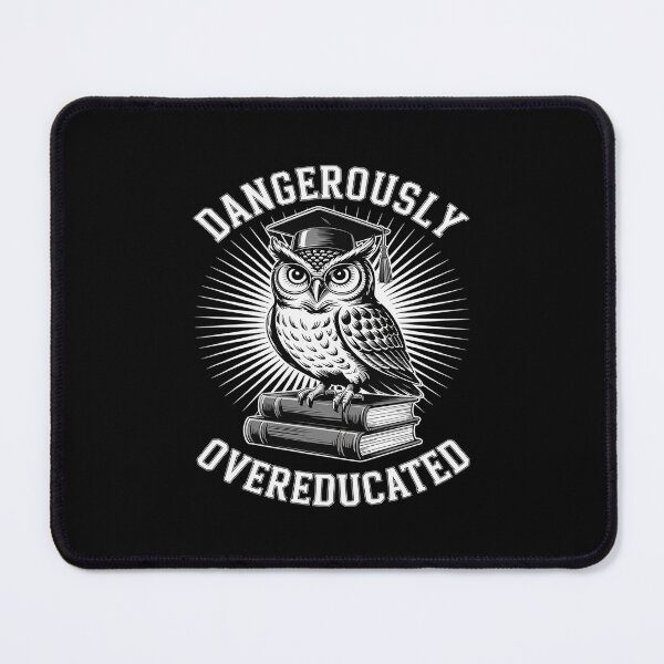 Item preview, Dangerously Overeducated Owl With Books designed and sold by imsamaharem.