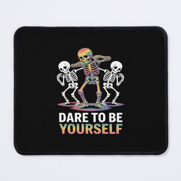 Item preview, Copy of Dandelion Dare To Be Yourself Be Different LGBT Pride Skeleton SkullBlowing Away Dog Dogs Paw designed and sold by imsamaharem.