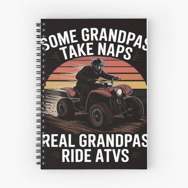 Item preview, Grandpa Ride ATVs 4 Wheeler Quad Bike Brap Men designed and sold by lavethediso.
