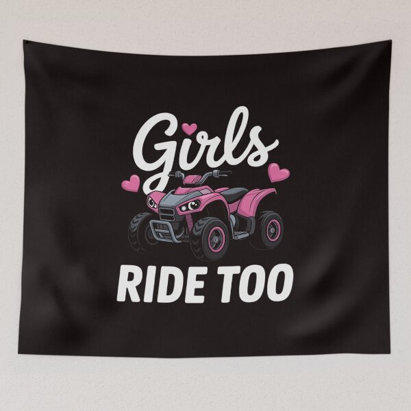 Item preview, Girls Ride Too Quad Princess Quad Bike Offroading ATV designed and sold by lavethediso.