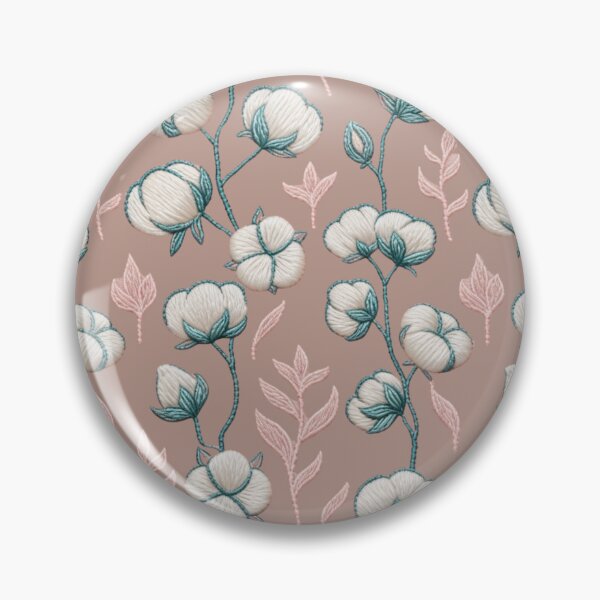 Item preview, Turquoise and Pink Embroidered Cotton Threads designed and sold by Ciervo Primavera.