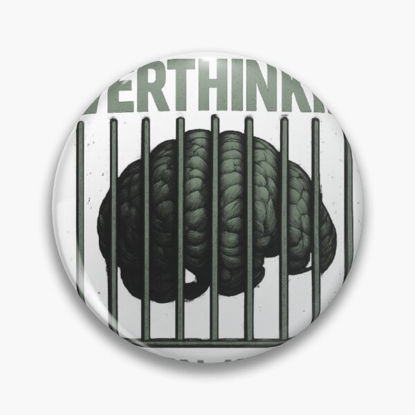 Item preview, Prison of Overthinking – Mental Health Awareness Design designed and sold by NomadUSArt.