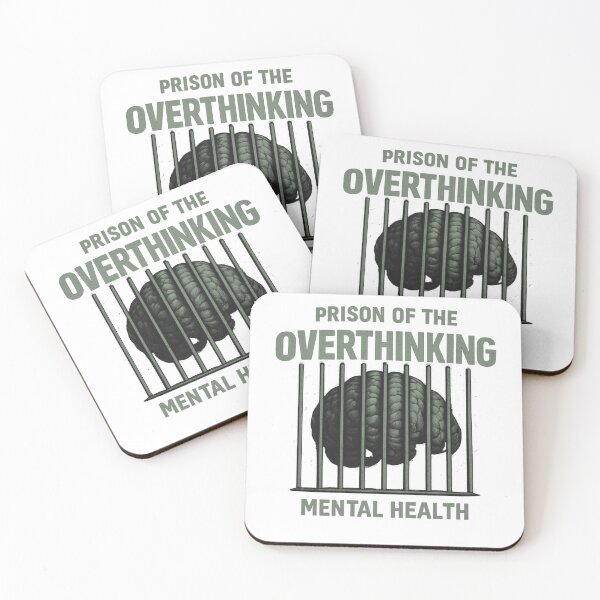 Item preview, Prison of Overthinking – Mental Health Awareness Design designed and sold by NomadUSArt.
