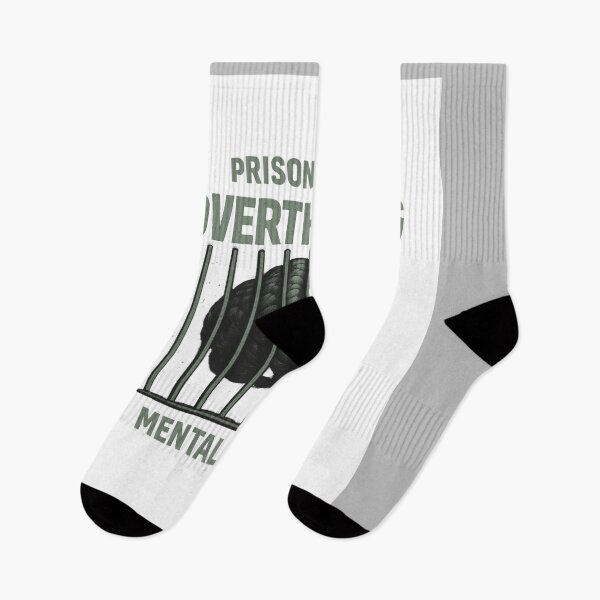 Item preview, Prison of Overthinking – Mental Health Awareness Design designed and sold by NomadUSArt.