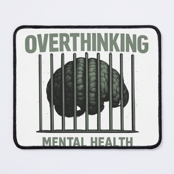 Item preview, Prison of Overthinking – Mental Health Awareness Design designed and sold by NomadUSArt.