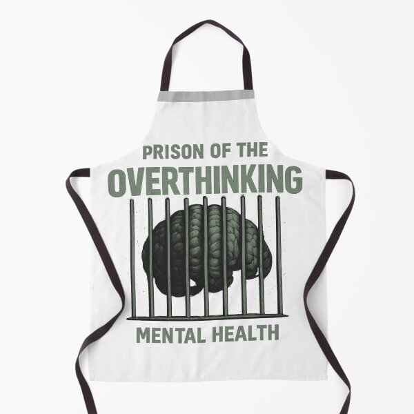 Item preview, Prison of Overthinking – Mental Health Awareness Design designed and sold by NomadUSArt.