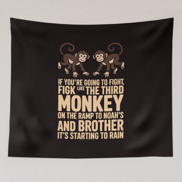 Item preview, Fight as if you were the third monkey designed and sold by lavethediso.