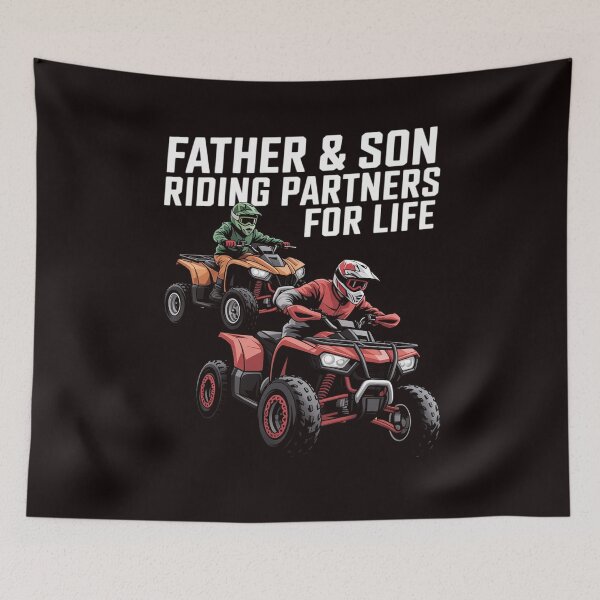 Item preview, Father and Son Riding Partners For Life - ATV designed and sold by lavethediso.