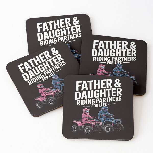 Item preview, Father and Daughter Riding Partners For Life - ATV designed and sold by lavethediso.