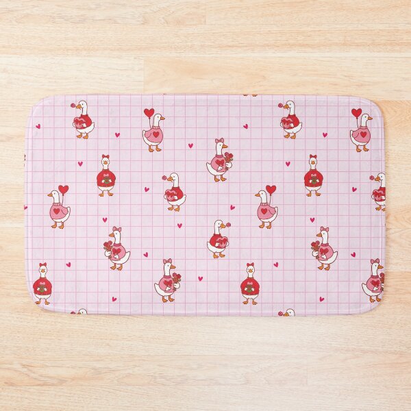 Item preview, Valentine Ducks – Whimsical Love-Themed Duck Pattern designed and sold by PatternFlux.