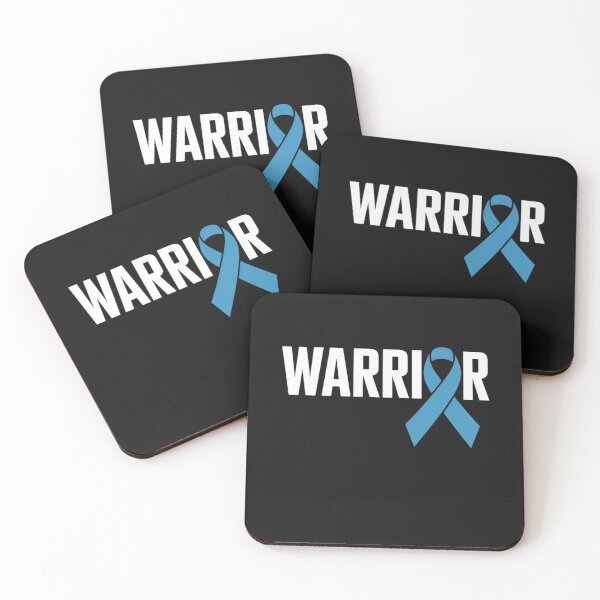 Item preview, Prostate Cancer Warrior T-Shirt - Light Blue Ribbon for Men designed and sold by AvagondaMind.