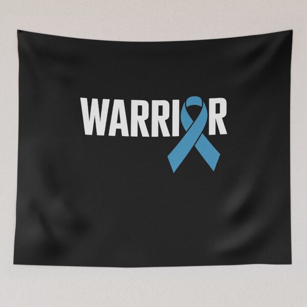 Item preview, Prostate Cancer Warrior T-Shirt - Light Blue Ribbon for Men designed and sold by AvagondaMind.