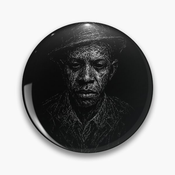 Item preview, Robert Johnson - Dark Grunge Scratched Portrait designed and sold by Mortisigil.