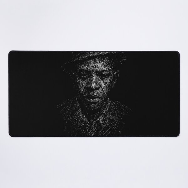 Item preview, Robert Johnson - Dark Grunge Scratched Portrait designed and sold by Mortisigil.