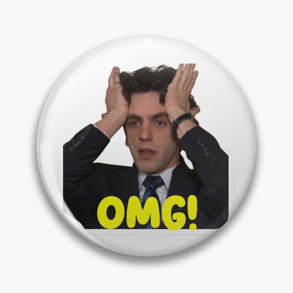 Artikelvorschau, OMG Schockreaktions-Meme entworfen und verkauft von Pinpondesigns.