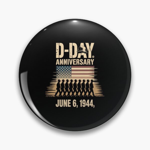 Item preview, D-Day June 6 1944 Anniversary Veterans Military designed and sold by countntenov.