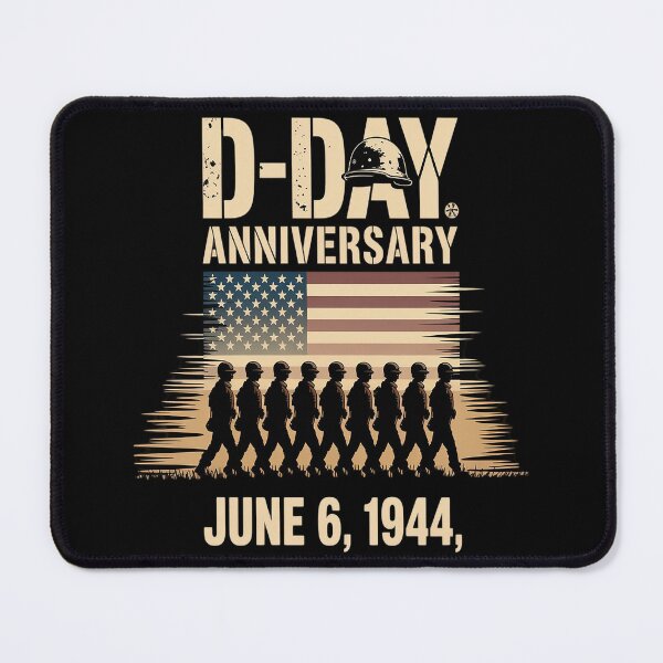 Item preview, D-Day June 6 1944 Anniversary Veterans Military designed and sold by countntenov.