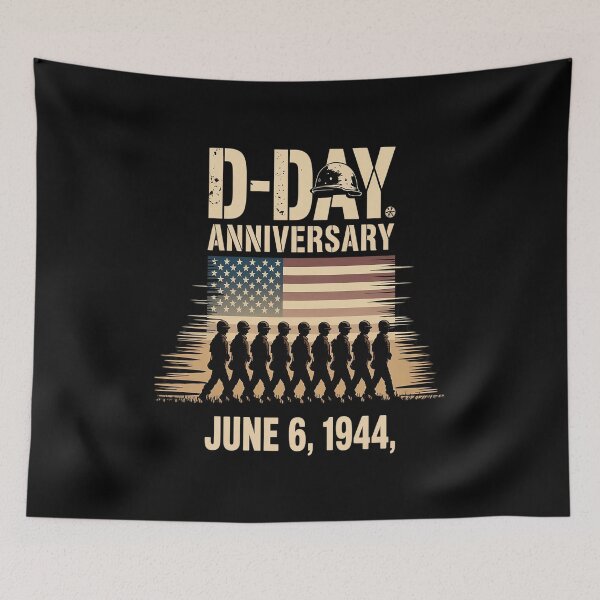 Item preview, D-Day June 6 1944 Anniversary Veterans Military designed and sold by countntenov.