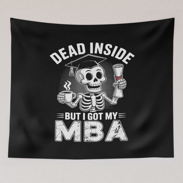 Item preview, Dead Inside, But I Got My MBA Survivor Graduation designed and sold by countntenov.