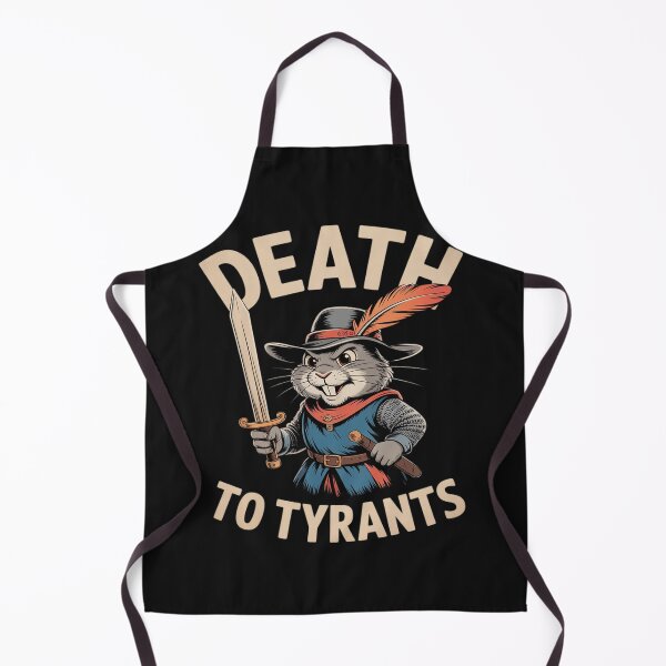 Item preview, Rabbit Death to Tyrants Funny Retro 90s Vintage Quote designed and sold by AvagondaMind.