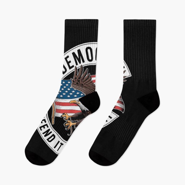Item preview, Democracy Defend It Or Lose It bald eagle USA flag patriot designed and sold by countntenov.
