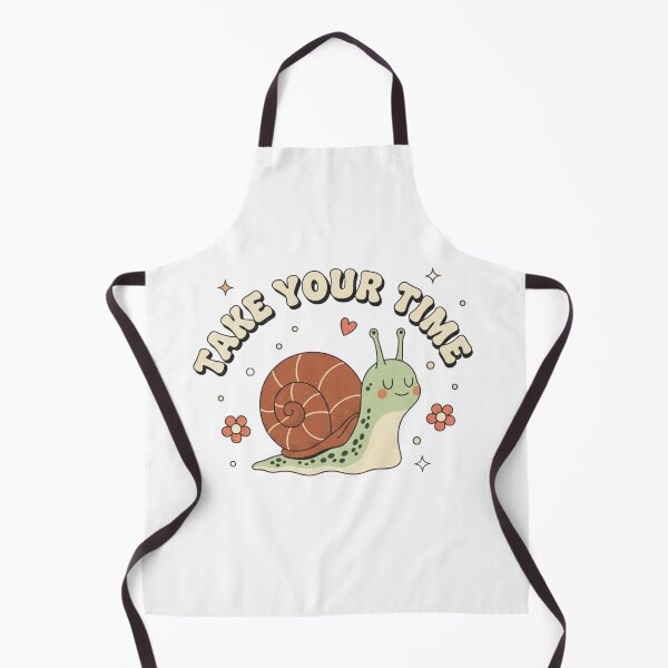 Item preview, Take Your Time Retro Snail Motivation designed and sold by DIRTYSKETCHH.