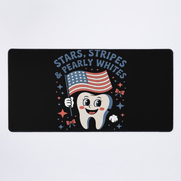 Item preview, Dental Hygienist 4th July American Dentist Groovy Tooth USA designed and sold by countntenov.