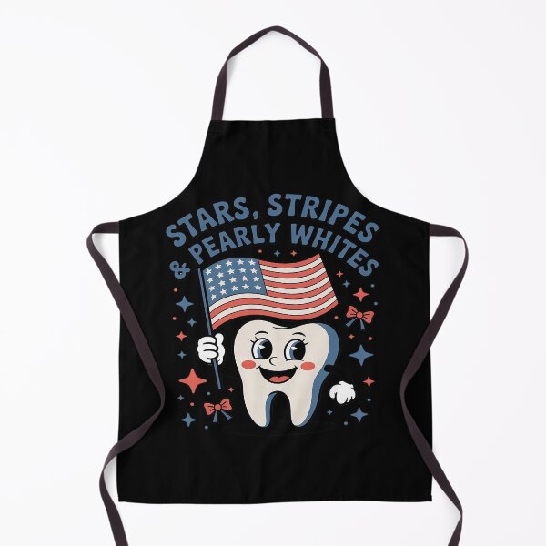 Item preview, Dental Hygienist 4th July American Dentist Groovy Tooth USA designed and sold by countntenov.
