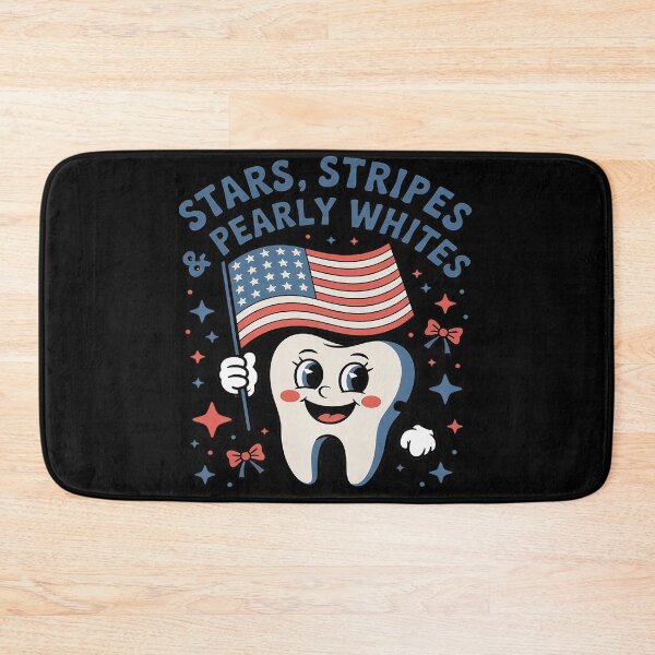 Item preview, Dental Hygienist 4th July American Dentist Groovy Tooth USA designed and sold by countntenov.