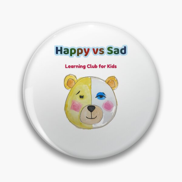 Item preview, Happy vs Sad Bear – Kids Emotions Learning Design designed and sold by AME Kids Designs.