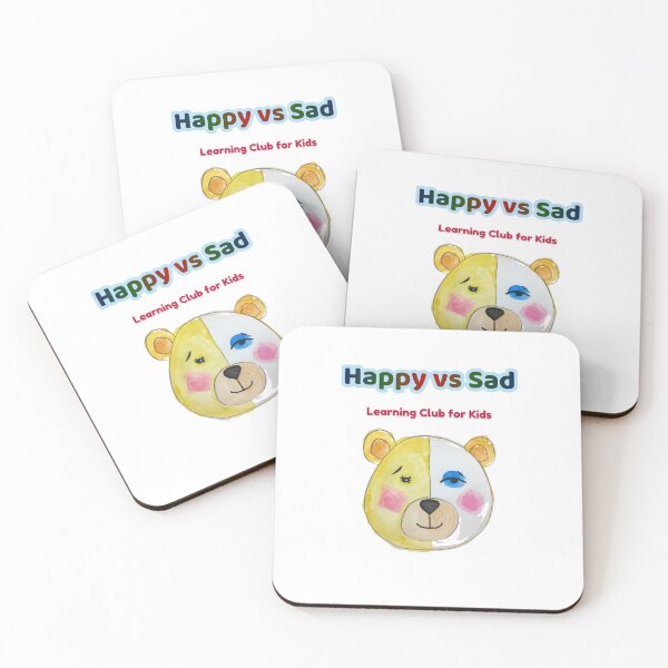 Item preview, Happy vs Sad Bear – Kids Emotions Learning Design designed and sold by AME Kids Designs.