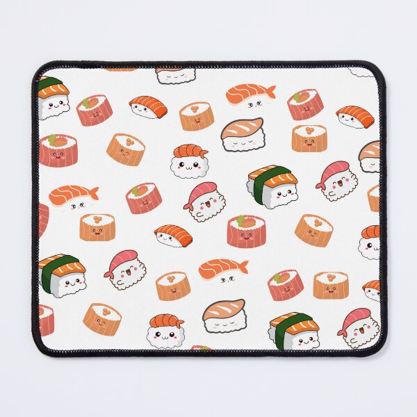 Item preview, Kawaii Sushi Pattern – Cute Japanese Food Illustration designed and sold by RanoStore.