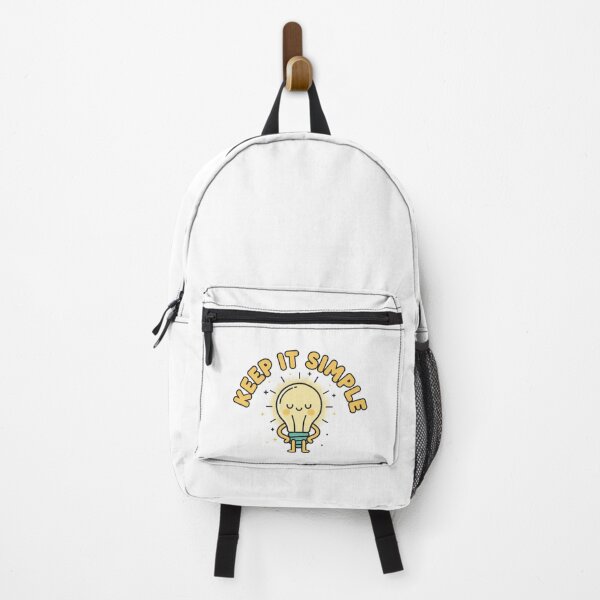 Item preview, Keep It Simple Retro Light Bulb Motivation designed and sold by DIRTYSKETCHH.