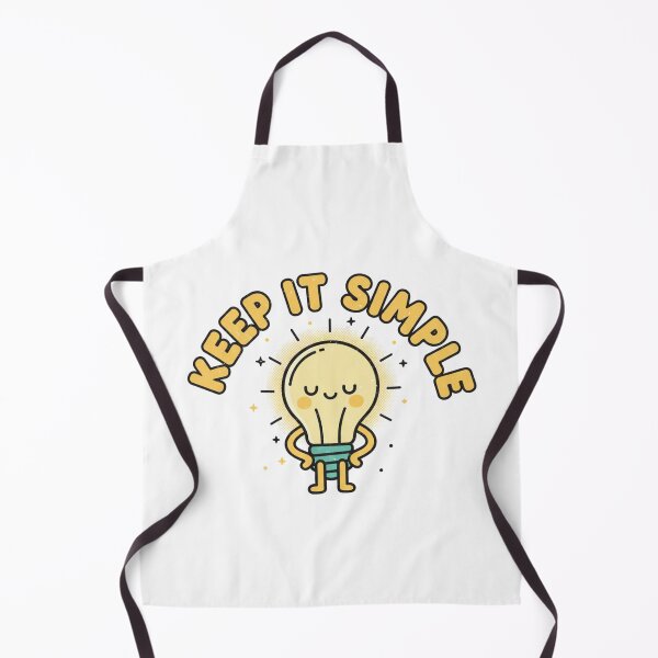 Item preview, Keep It Simple Retro Light Bulb Motivation designed and sold by DIRTYSKETCHH.