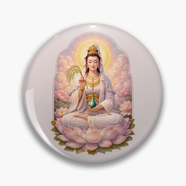 Item preview, Kwan Yin Female Buddha designed and sold by Myra365Art.