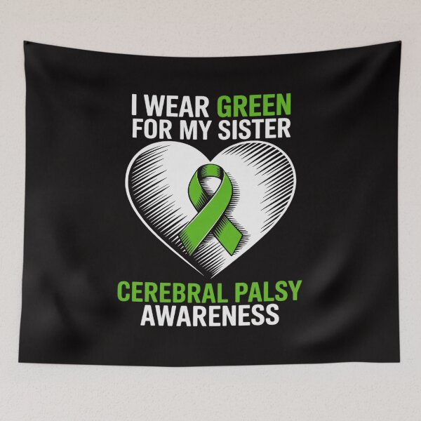 Item preview, Cerebral Palsy - I Wear Green For My Sister designed and sold by chaeningplan.