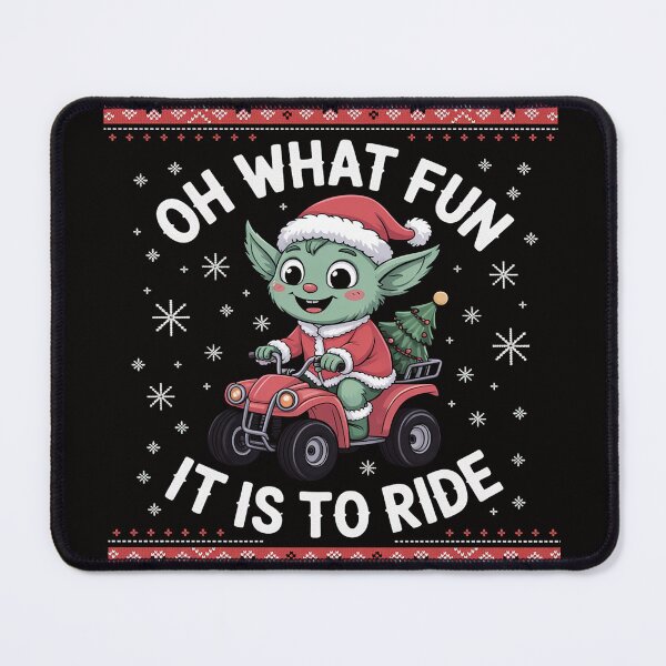 Item preview, Christmas ATV Santa Claus Four Wheeler Quad Oh What designed and sold by chaeningplan.
