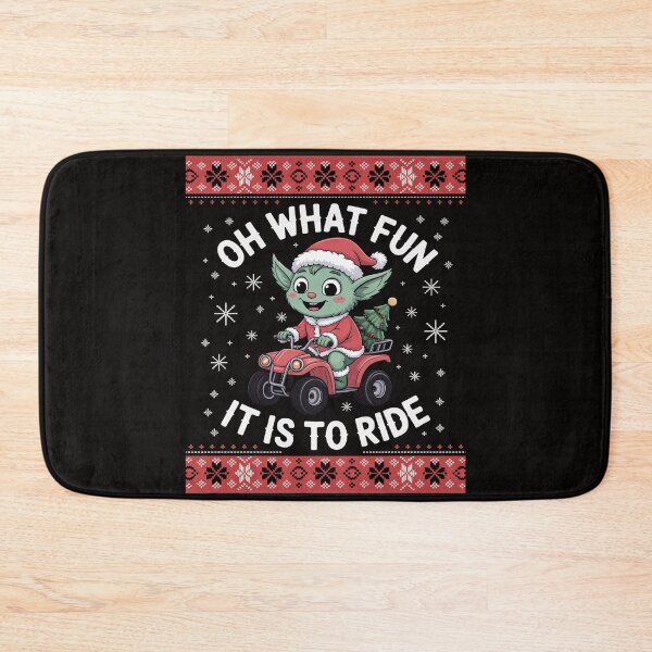 Item preview, Christmas ATV Santa Claus Four Wheeler Quad Oh What designed and sold by chaeningplan.